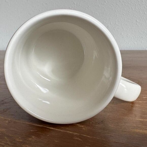 Vintage Santa Christmas Mug, Santa with Tree and Gifts Holiday Coffee Cup - Picture 5 of 7